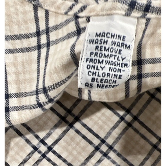 Vintage Ralph Lauren Shirt Men Large Marlowe Plaid Pony Short Sleeve Button Down - Picture 7 of 9